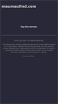 Mobile Screenshot of maumaufind.com